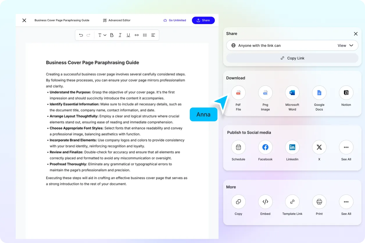 Free AI Paraphraser Generator, Online Text Rewriter Tool